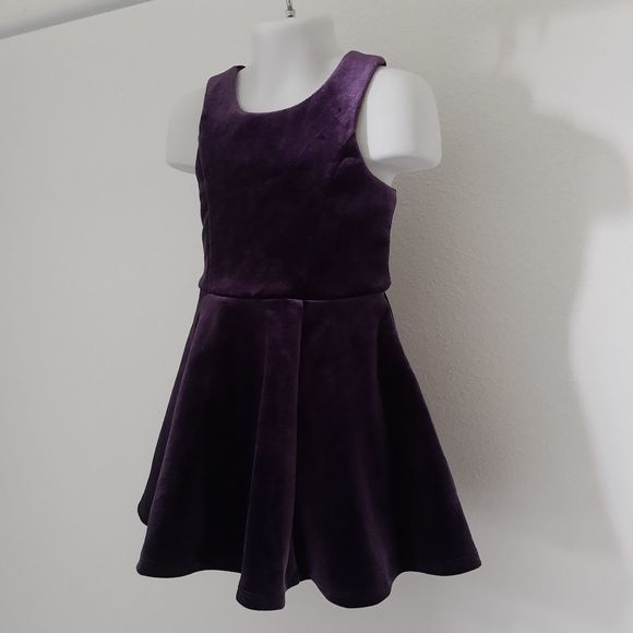 NWOT Velvet Purple Dress - Picture 4 of 5